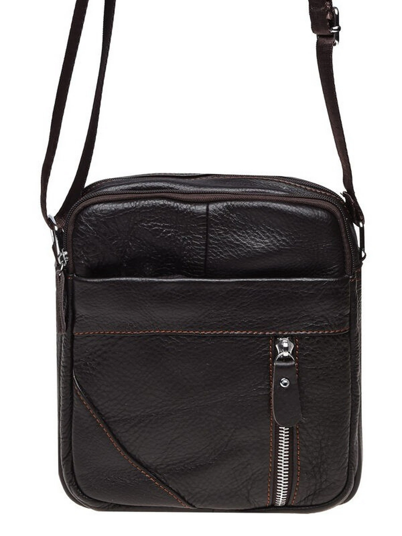 Сумки Borsa Leather модель K11027-d.brown Фото