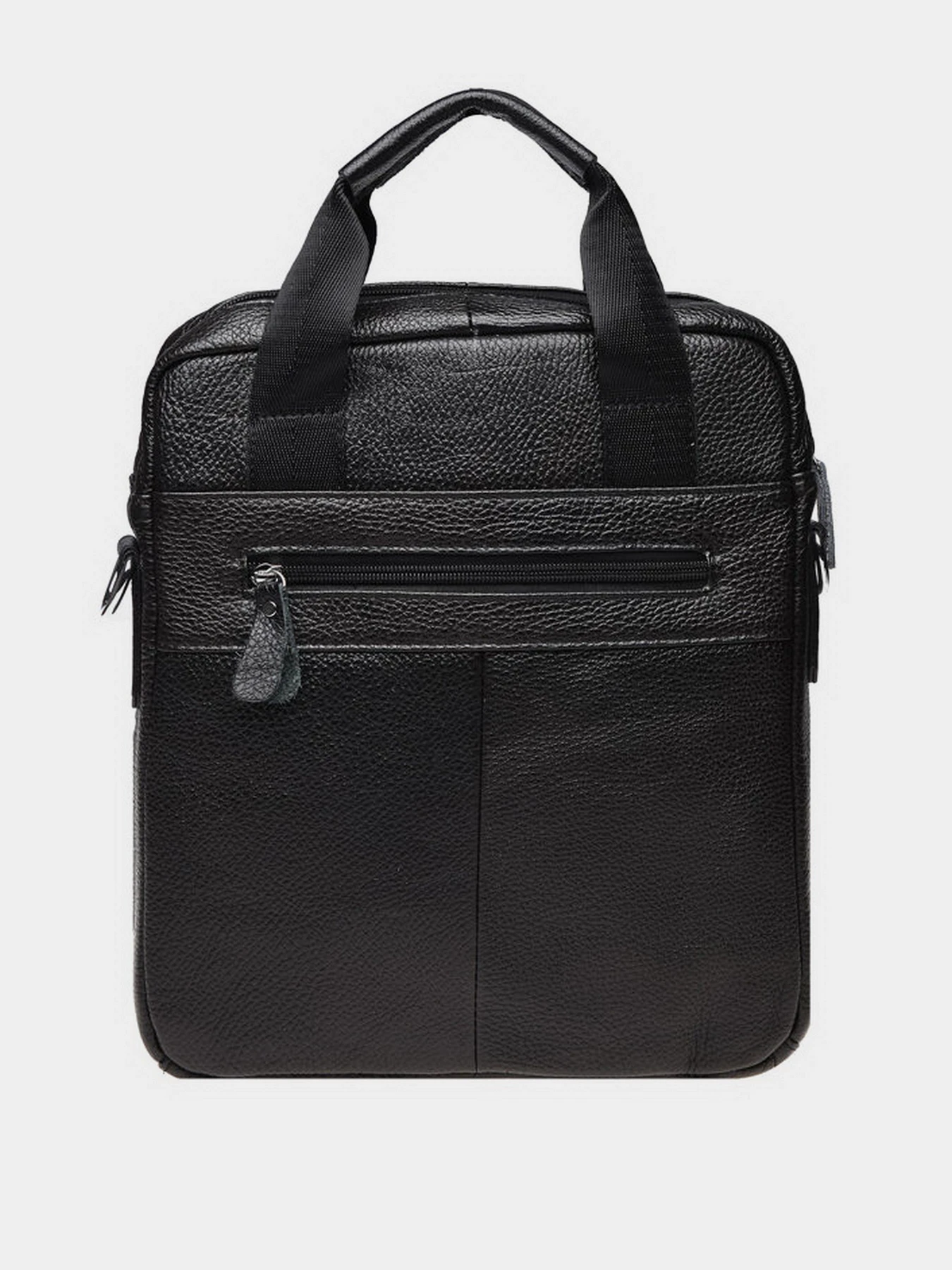 Сумки Borsa Leather модель K18863-black Фото