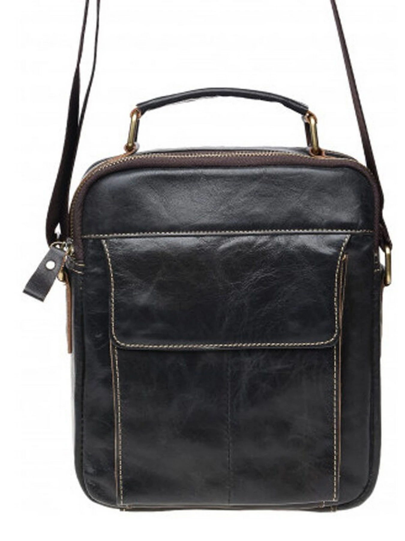 Сумки Borsa Leather модель K16210-brown Фото