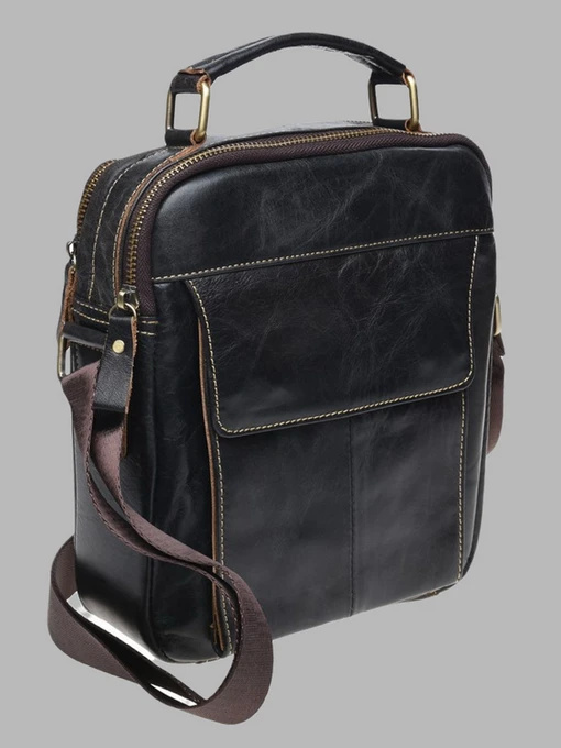 Сумки Borsa Leather модель K16210-brown Фото