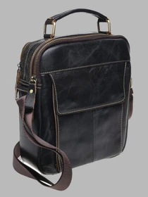 Сумки Borsa Leather модель K16210-brown Фото