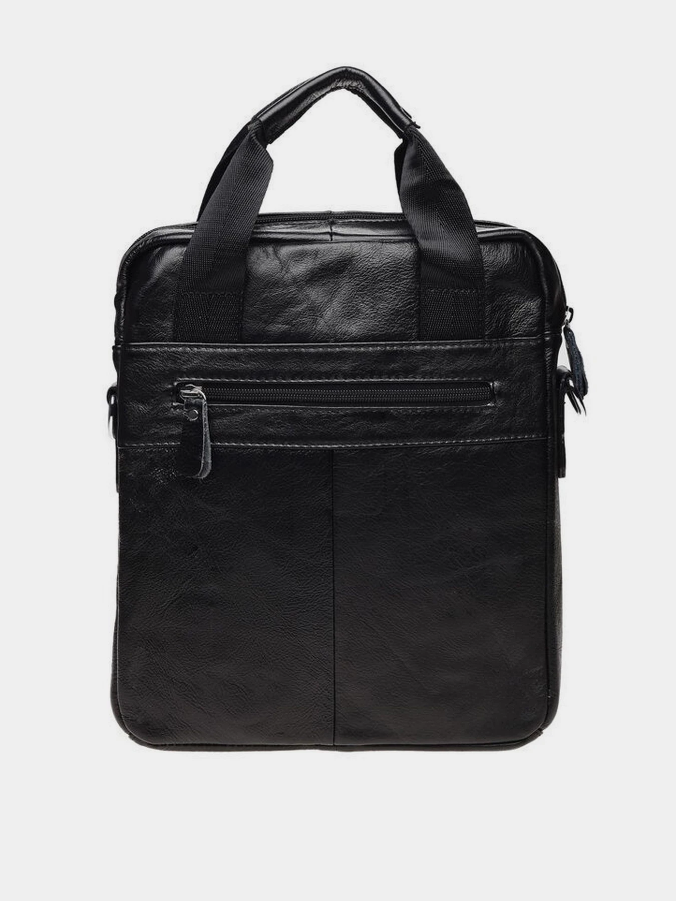 Сумки Borsa Leather модель K18859-black Фото