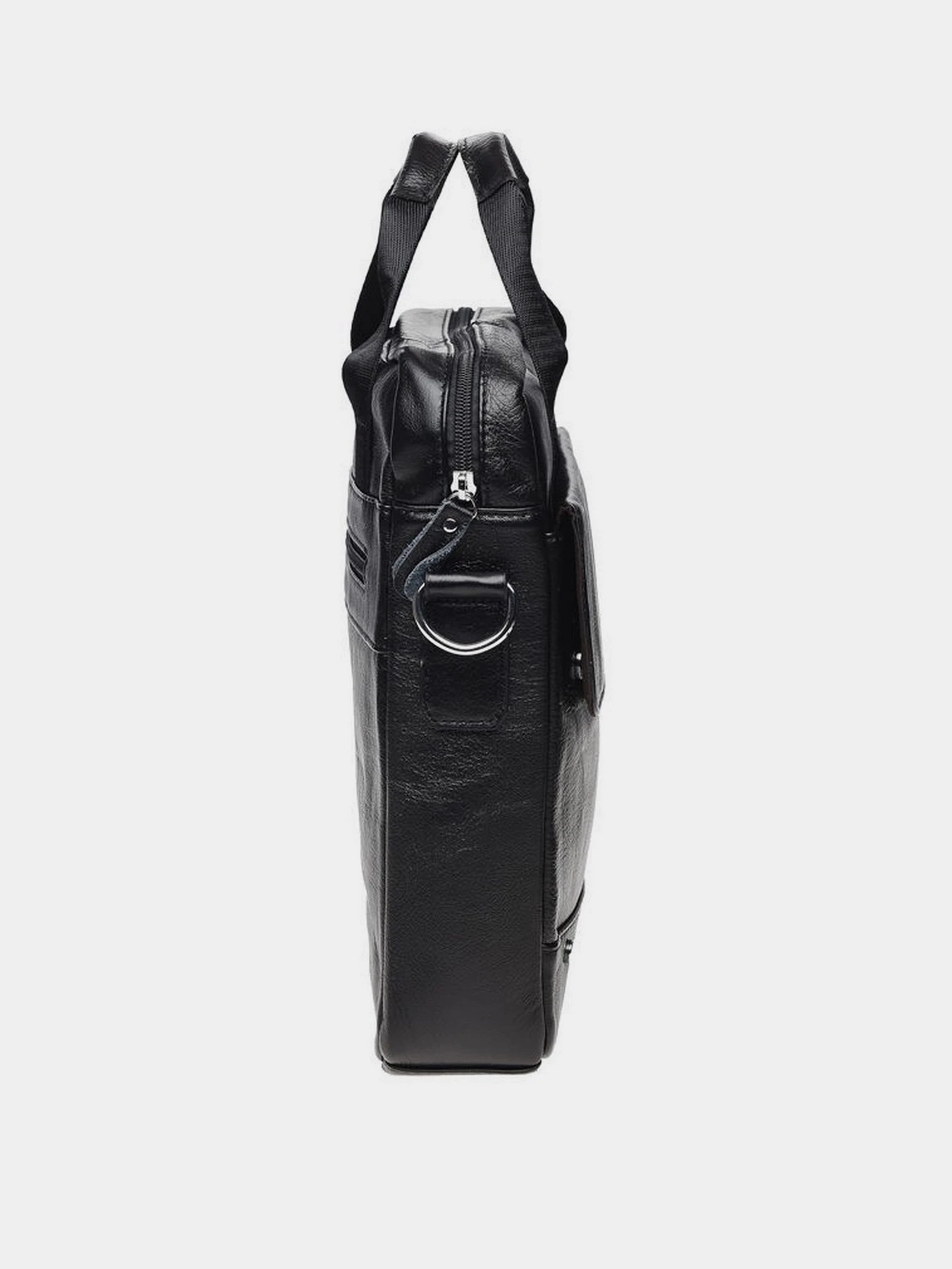 Сумки Borsa Leather модель K18859-black Фото