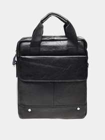 Сумки Borsa Leather модель K18859-black Фото