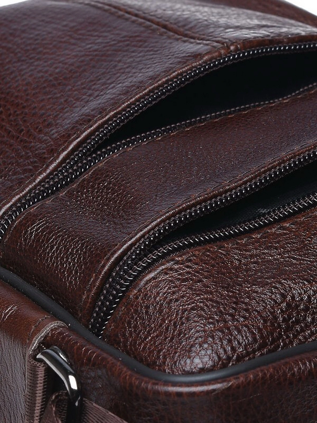 Сумки Borsa Leather модель K18450-brown Фото