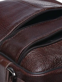 Сумки Borsa Leather модель K18450-brown Фото