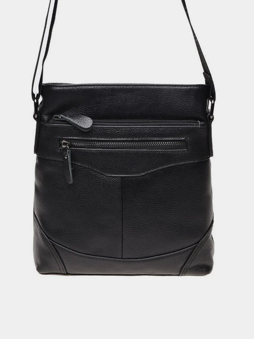 Сумки Borsa Leather модель K17801-black Фото