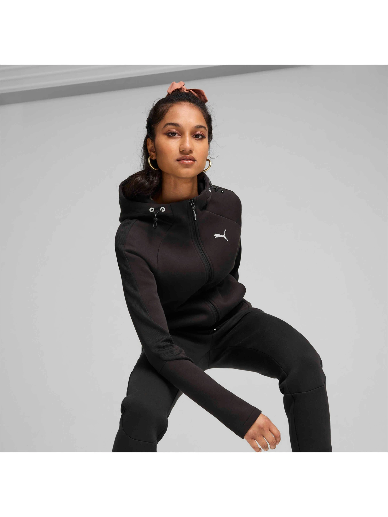 Худи и свитшоты PUMA Evostripe Full-zip Hoodie модель 681670 Худи и свитшоты PUMA Evostripe Full-zip Hoodie модель 681670 Фото