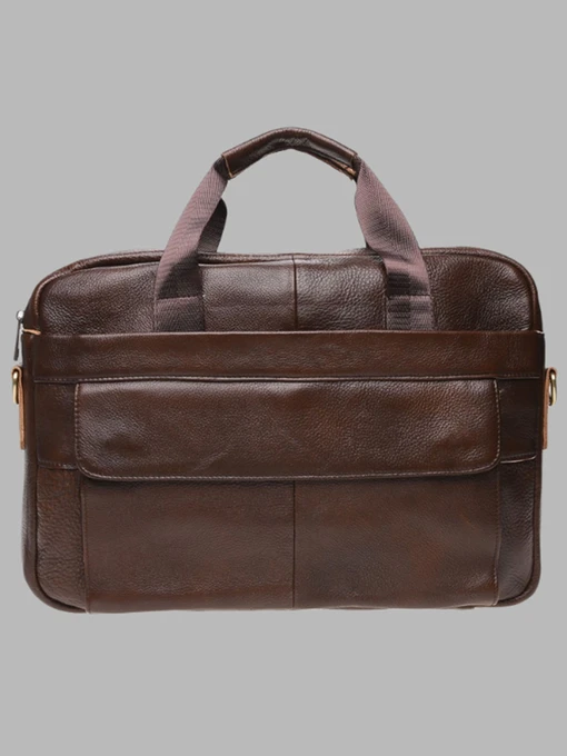Сумки Borsa Leather модель 1t9036-brown Фото