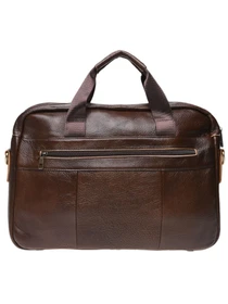 Сумки Borsa Leather модель 1t9036-brown Фото