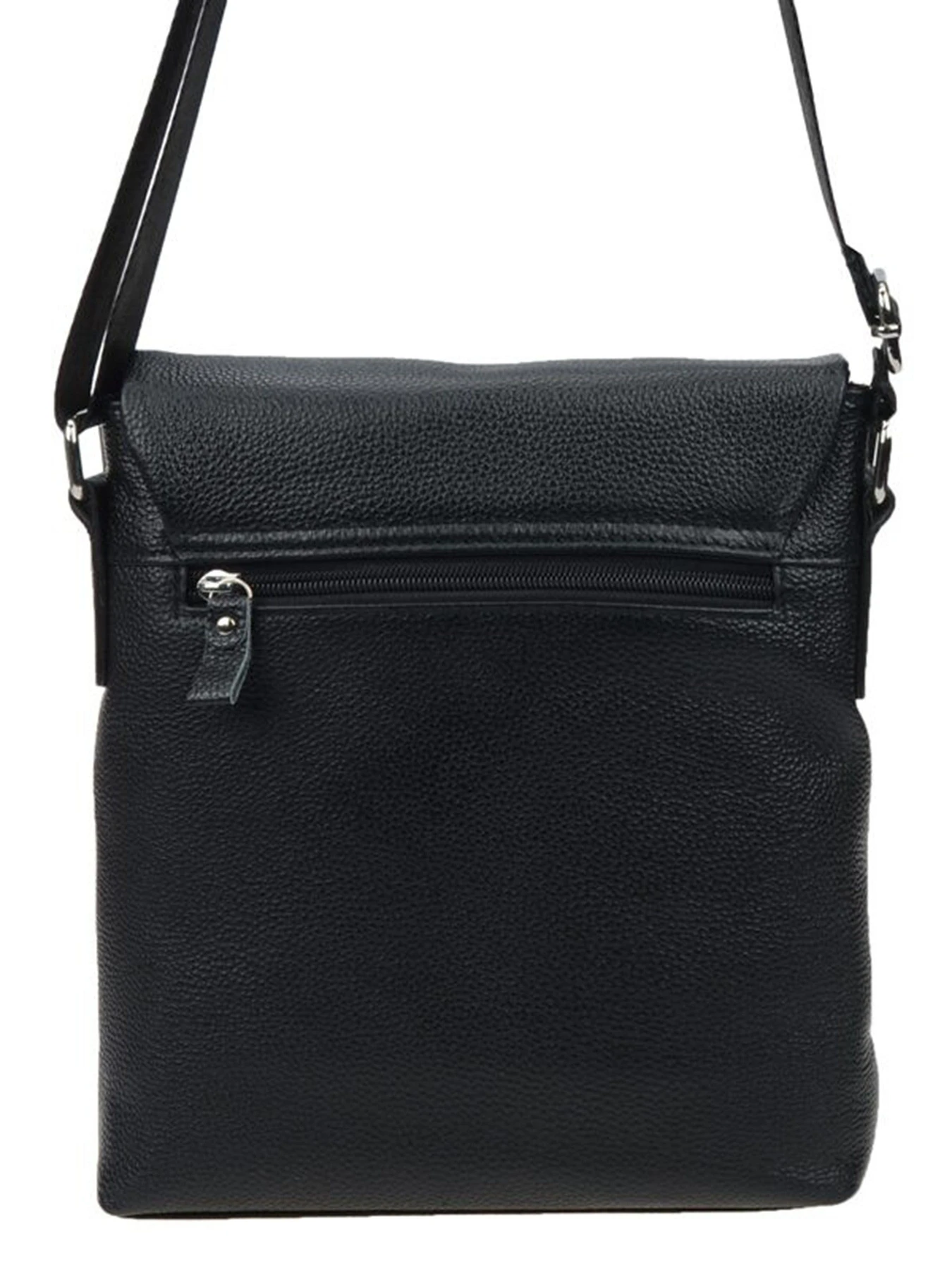 Сумки Borsa Leather модель 1t0013-black Фото
