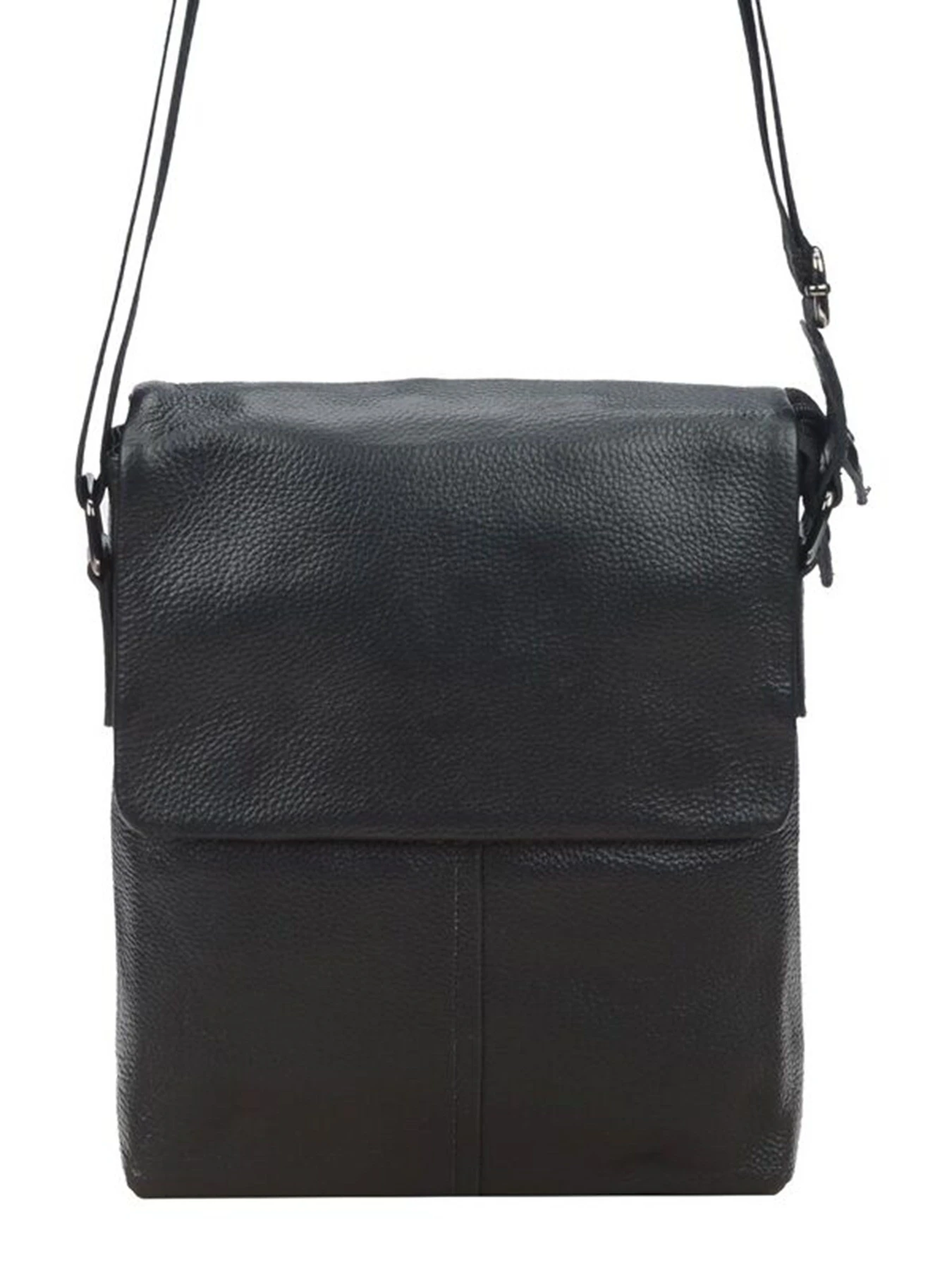 Сумки Borsa Leather модель 1t8870-black Фото
