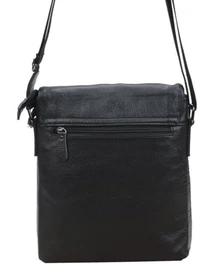 Сумки Borsa Leather модель 1t8870-black Фото