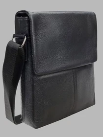 Сумки Borsa Leather модель 1t8870-black Фото