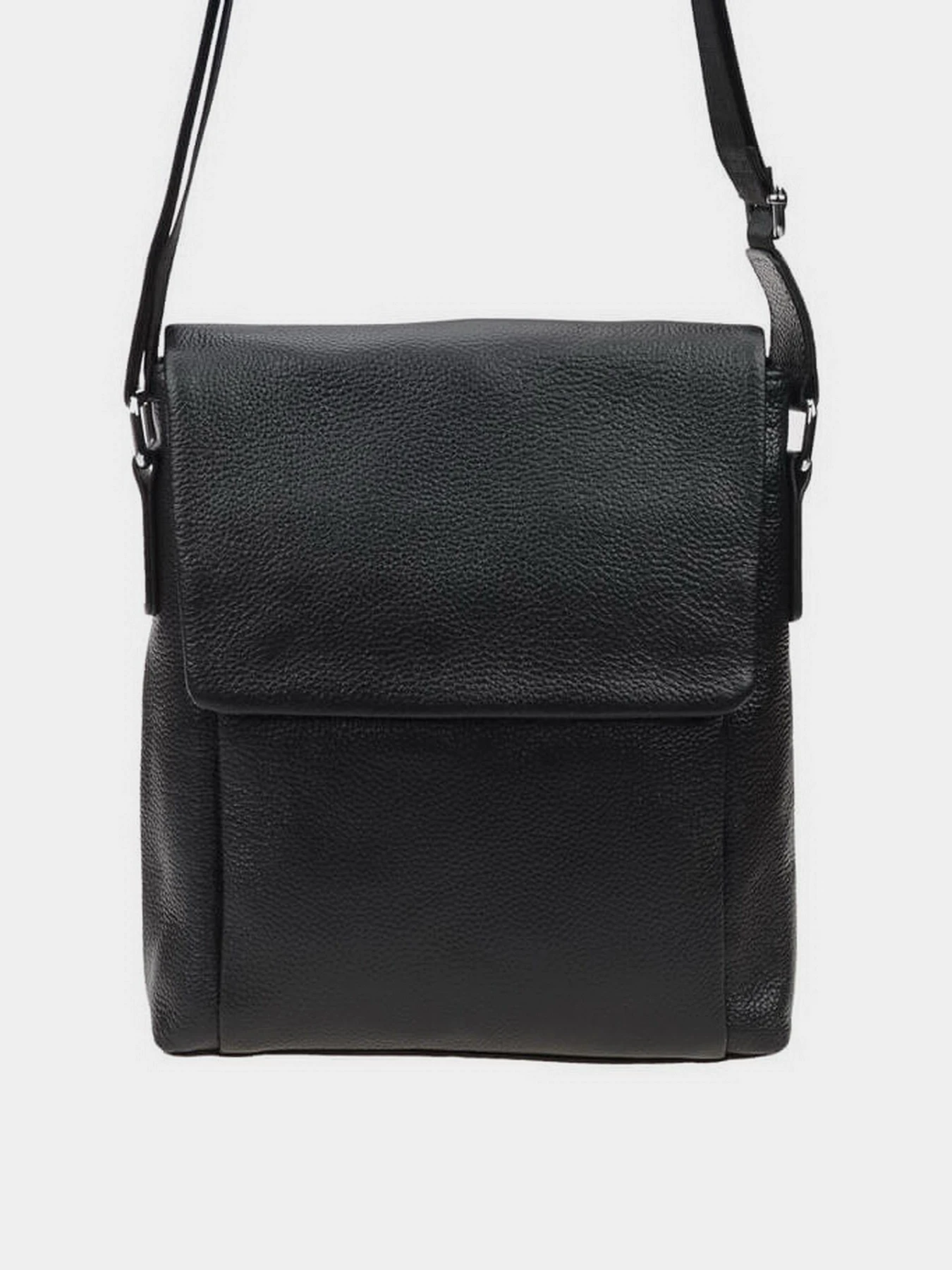 Сумки Borsa Leather модель 1t9168-black Фото
