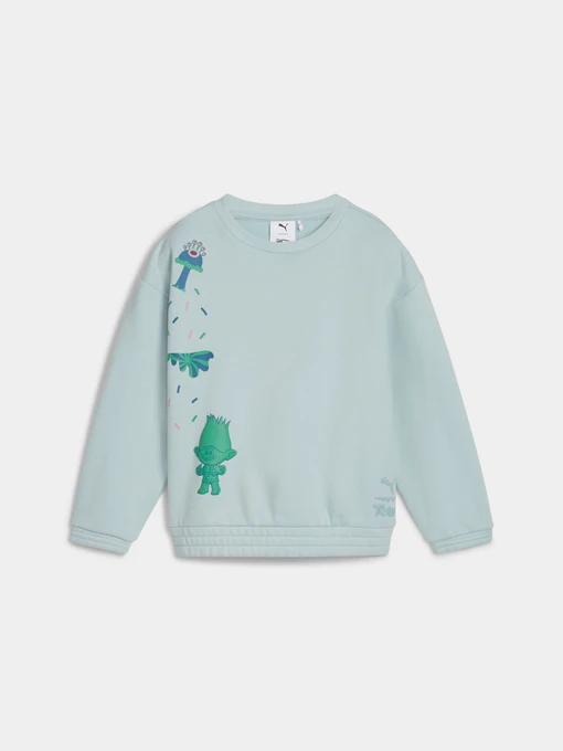 Худи и свитшоты PUMA x Trolls Graphic Crew модель 627384 Фото