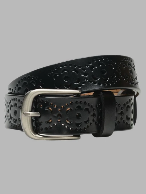 Ремені Borsa Leather модель CV1ZK-040-black Фото