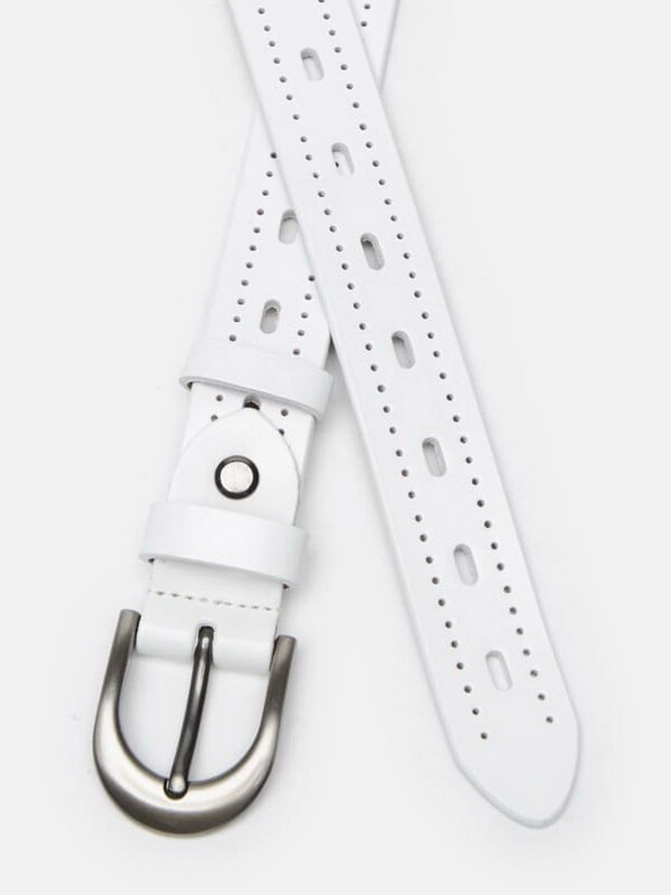 Ремені Borsa Leather модель CV1ZK-078-white Фото