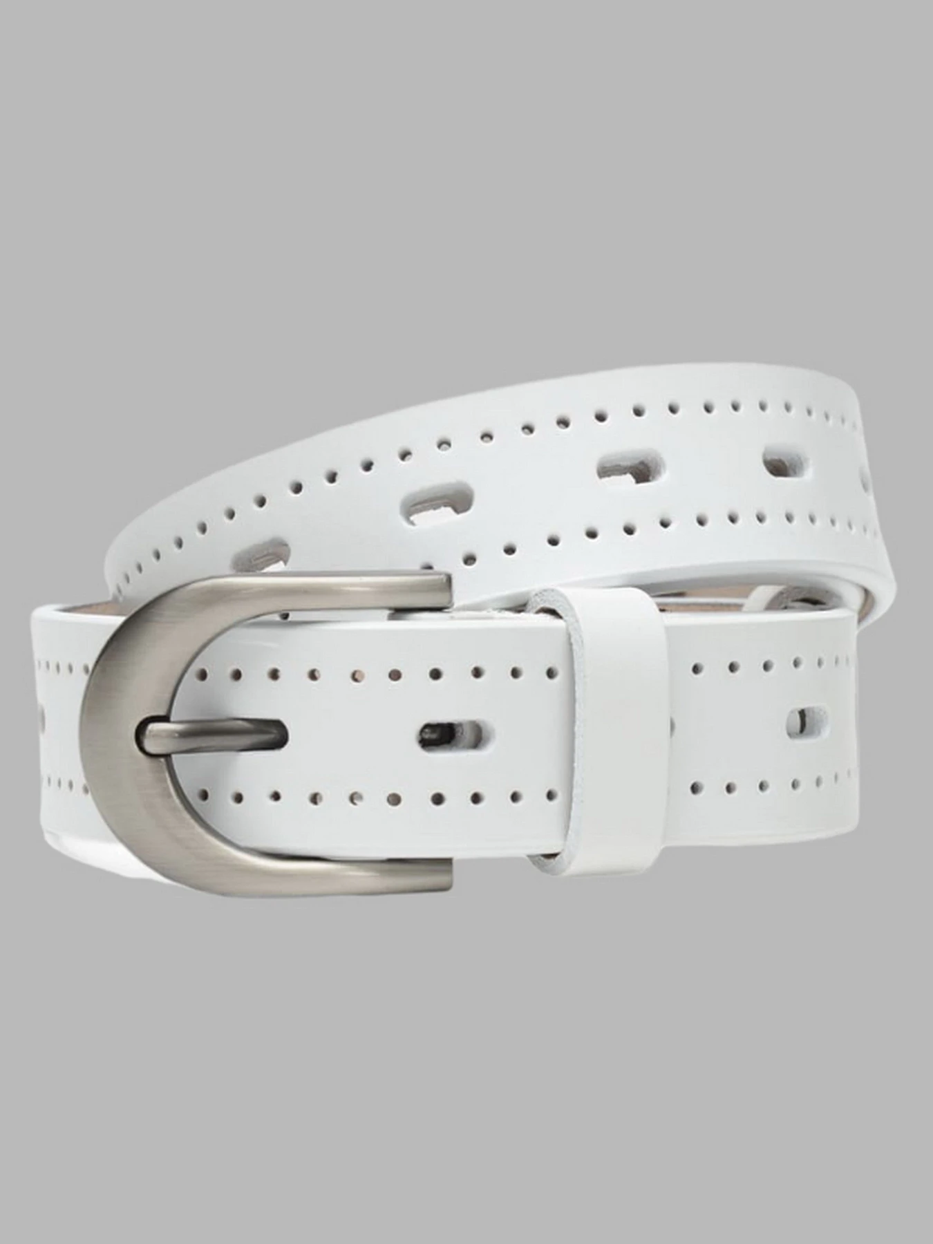 Ремені Borsa Leather модель CV1ZK-078-white Фото
