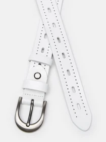 Ремені Borsa Leather модель CV1ZK-078-white Фото