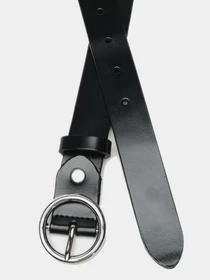 Ремені Borsa Leather модель CV1ZK-037-silverblack Фото