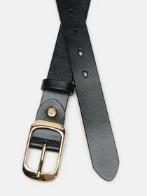Ремни Borsa Leather модель CV1ZK-008-goldblack Фото