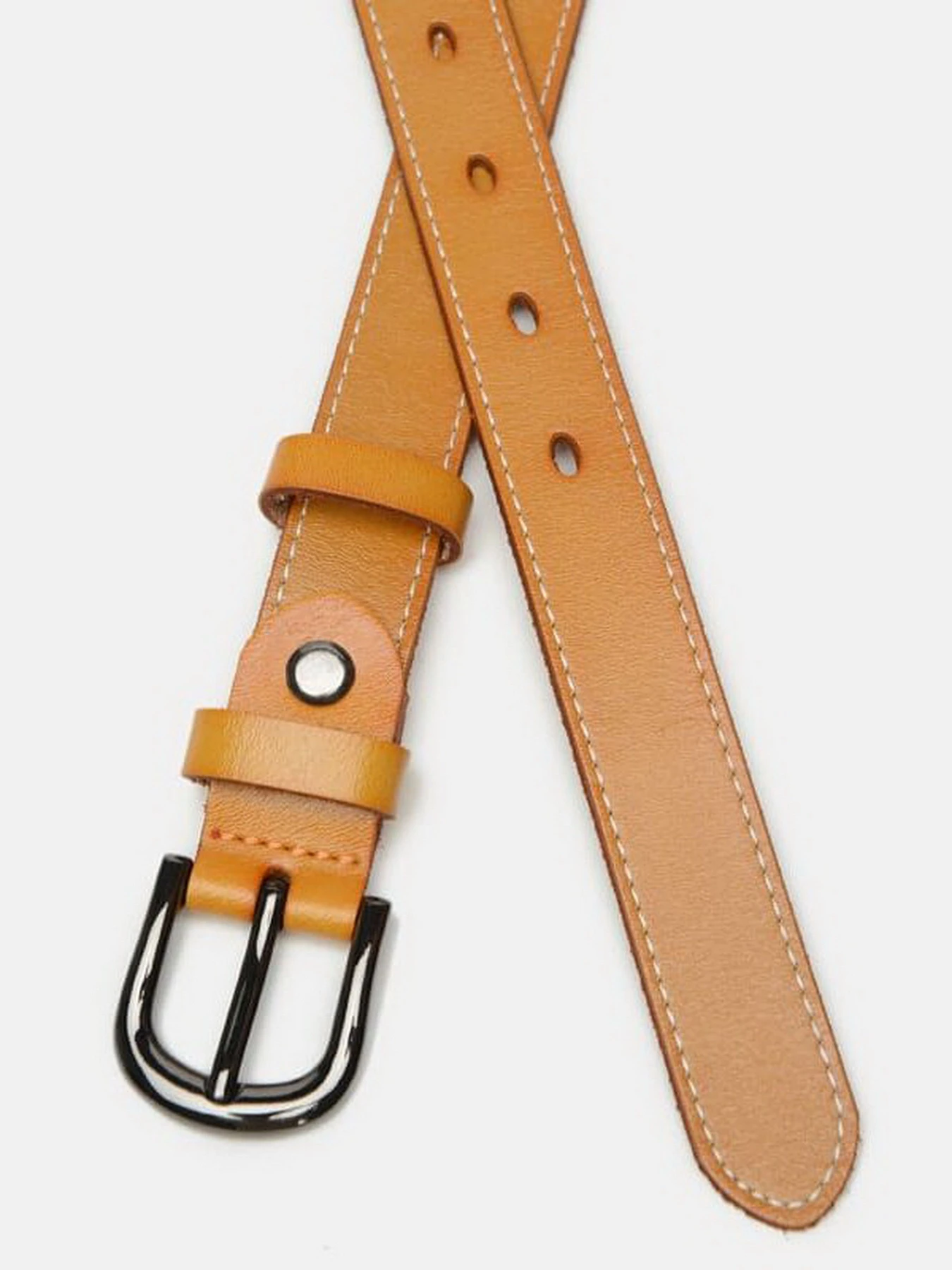 Ремни Borsa Leather модель CV1ZK-007-orange Фото