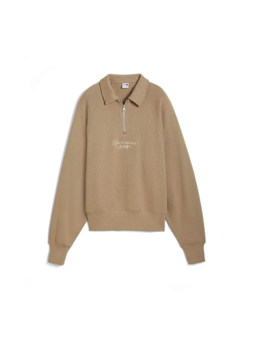 Футболки і поло PUMA Classics+ Half Zip Polo Crew модель 626561 Фото