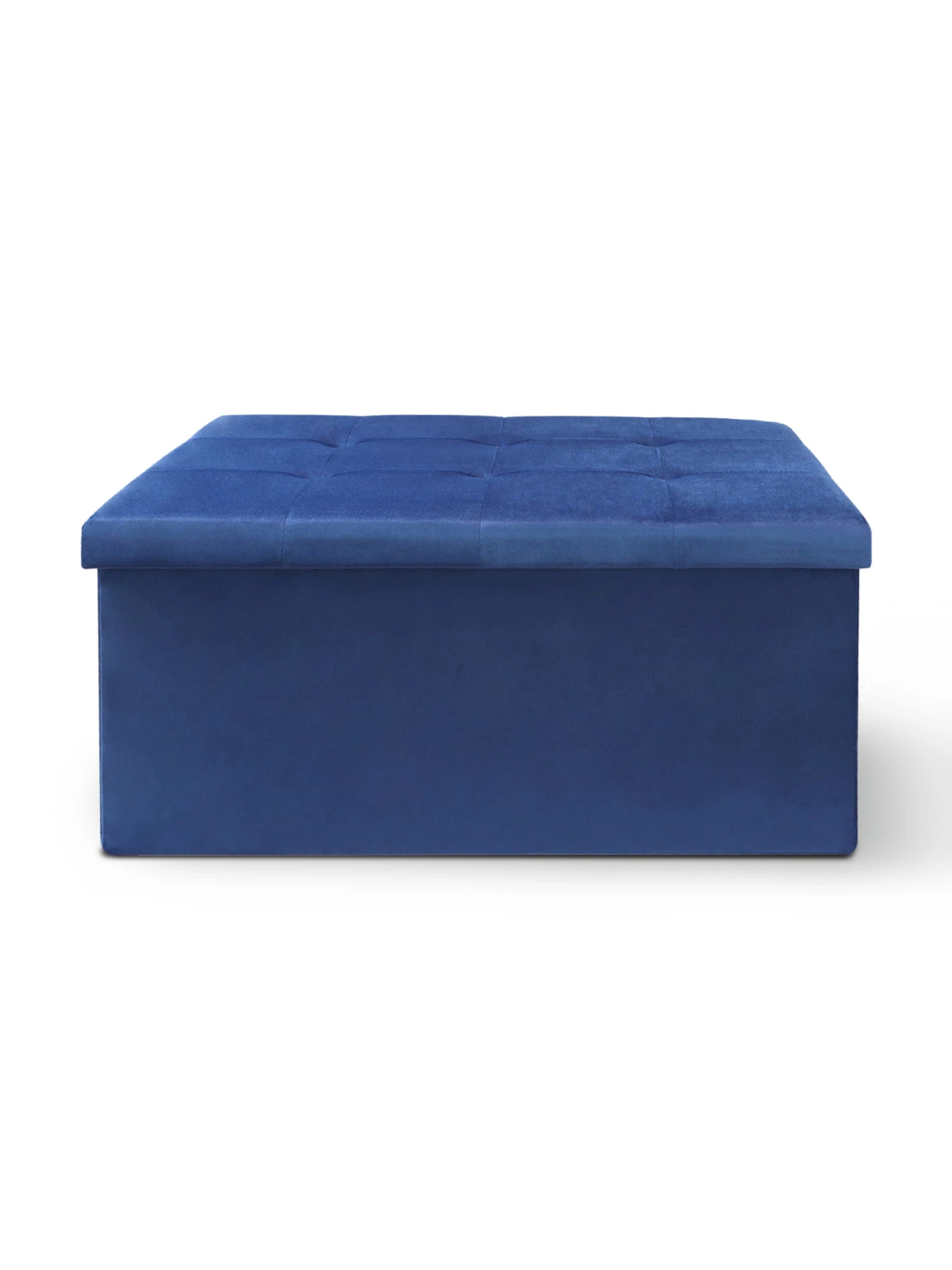 Пуф для хранения велюровый синий MBM HOME модель TH-06 BLUE Пуф для хранения велюровый синий MBM HOME модель TH-06 BLUE Фото