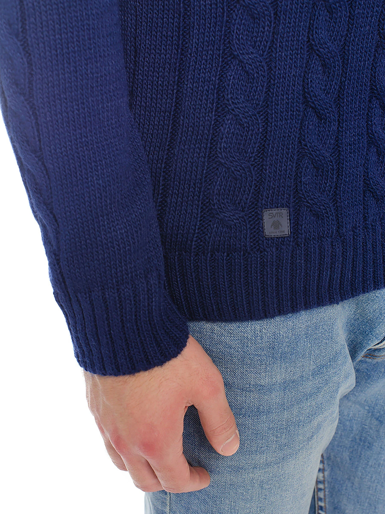 Свитры и кардиганы SVTR модель 297darkblueTTNSVTR Свитры и кардиганы SVTR модель 297darkblueTTNSVTR Фото