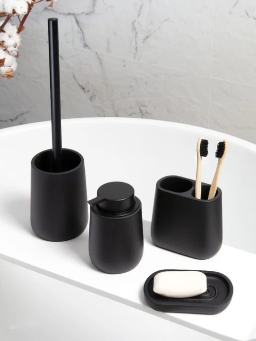 Набір аксесуарів для ванної кімнати чорний Richmond MBM HOME модель MVM-MH-13 BLACK Фото
