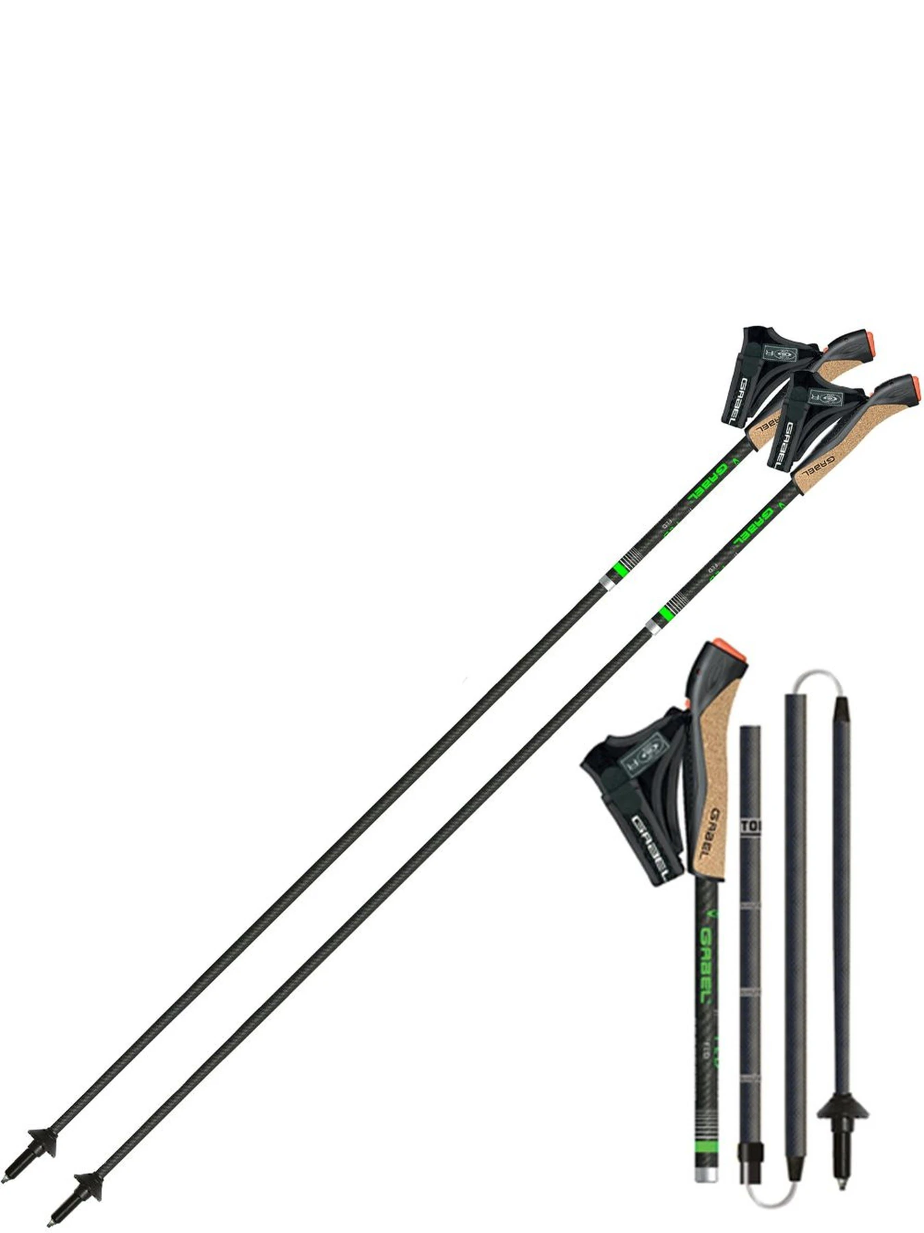 Палиці для ходьби GABEL Fld Carbon модель 100020751 Палиці для ходьби GABEL Fld Carbon модель 100020751 Фото