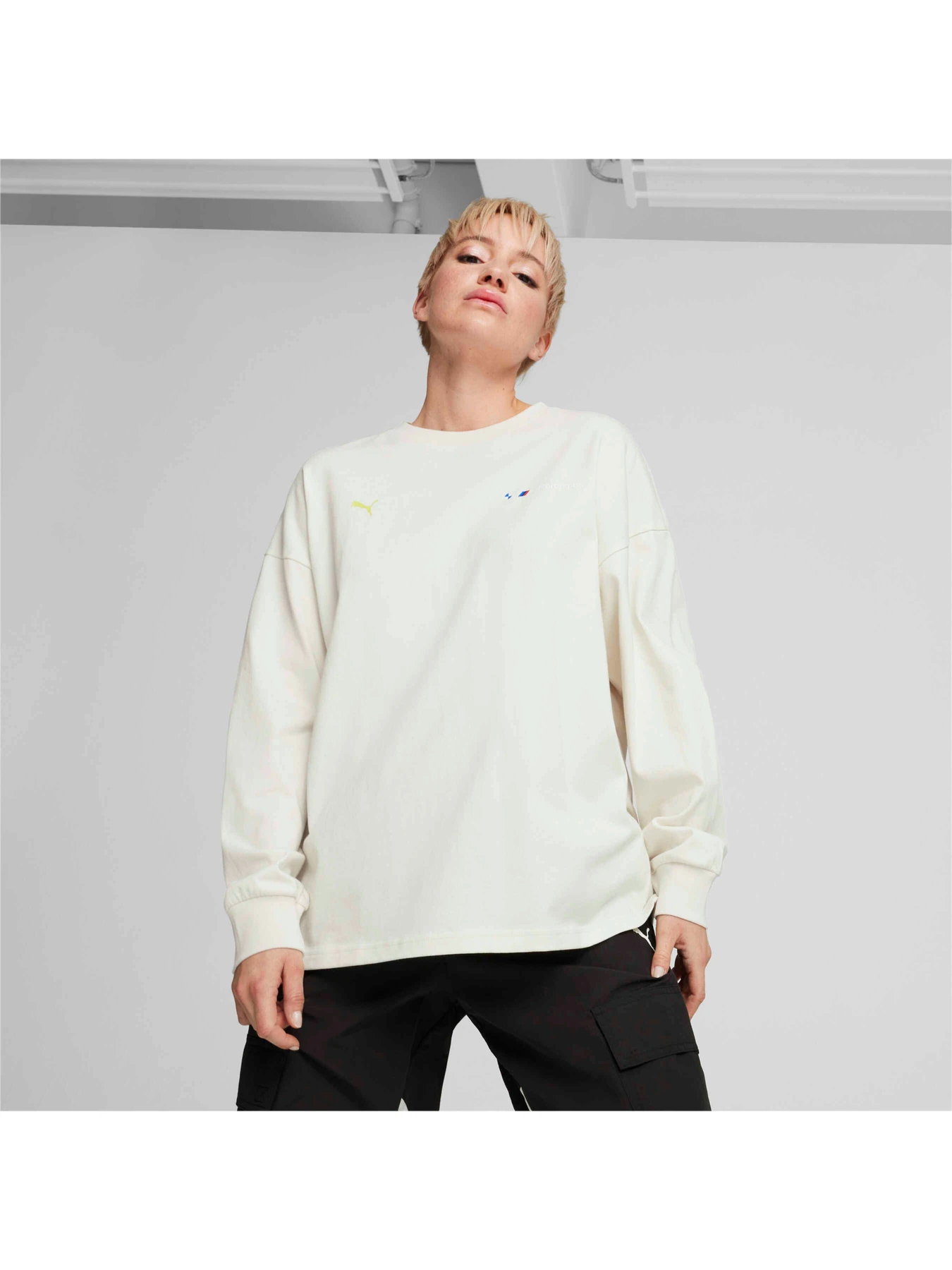 Худи и свитшоты PUMA Bmw Mms Wmn Graphic Ls Tee модель 627504 Фото