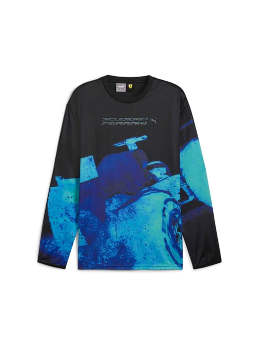 Худи и свитшоты PUMA Ferrari Race Stmnt Ls Tee модель 627039 Фото