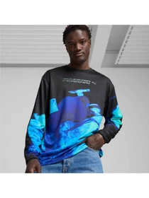 Худи и свитшоты PUMA Ferrari Race Stmnt Ls Tee модель 627039 Фото