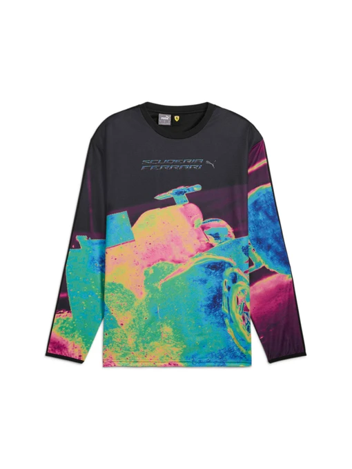Худи и свитшоты PUMA Ferrari Race Stmnt Ls Tee модель 627039 Фото