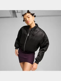 Бомбер Satin Bomber Jacket Women Satin Bomber Jacket модель 626516 Фото