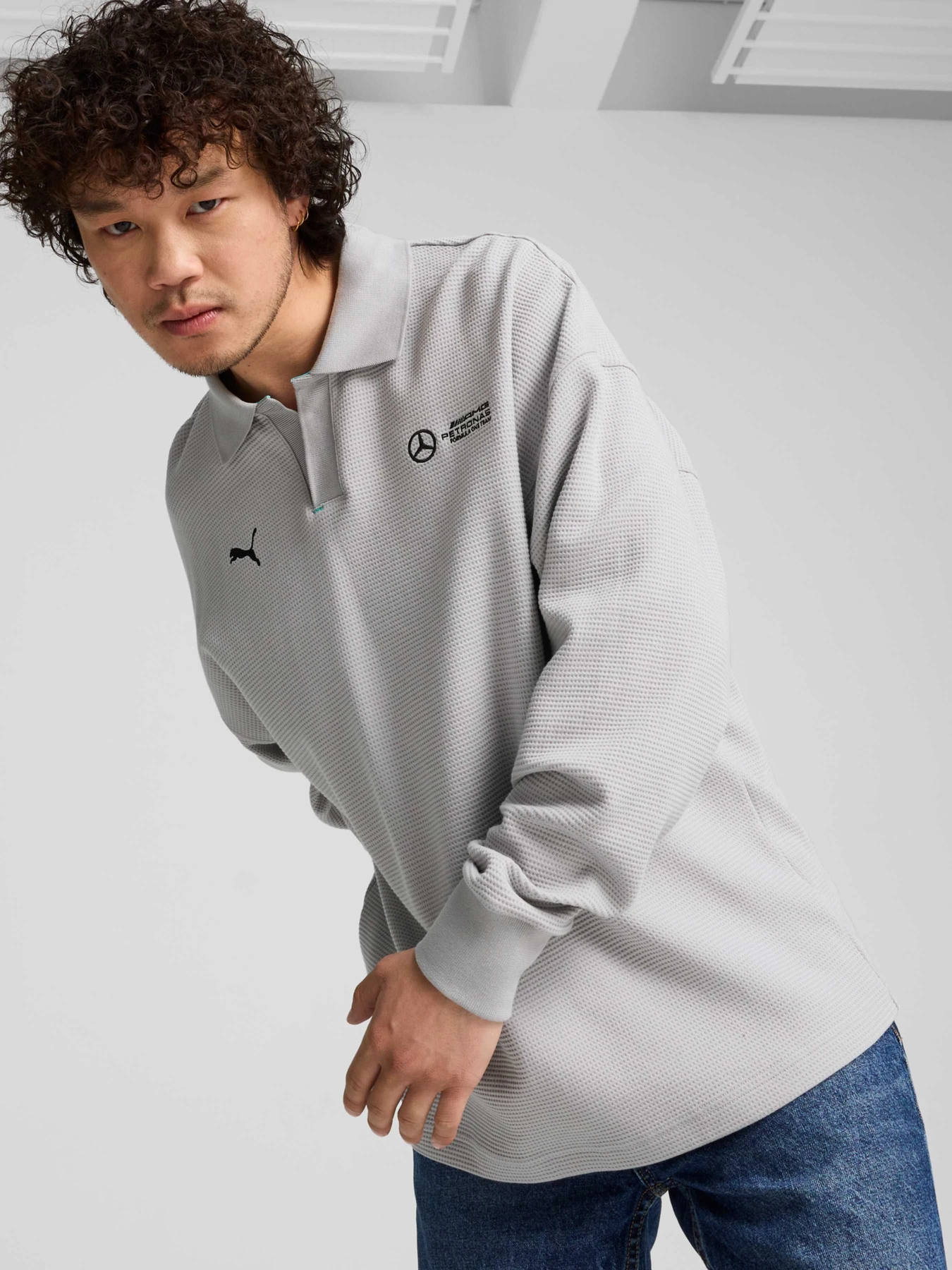 Футболки и поло PUMA Mapf1 Longsleeve Polo модель 627339 Футболки и поло PUMA Mapf1 Longsleeve Polo модель 627339 Фото