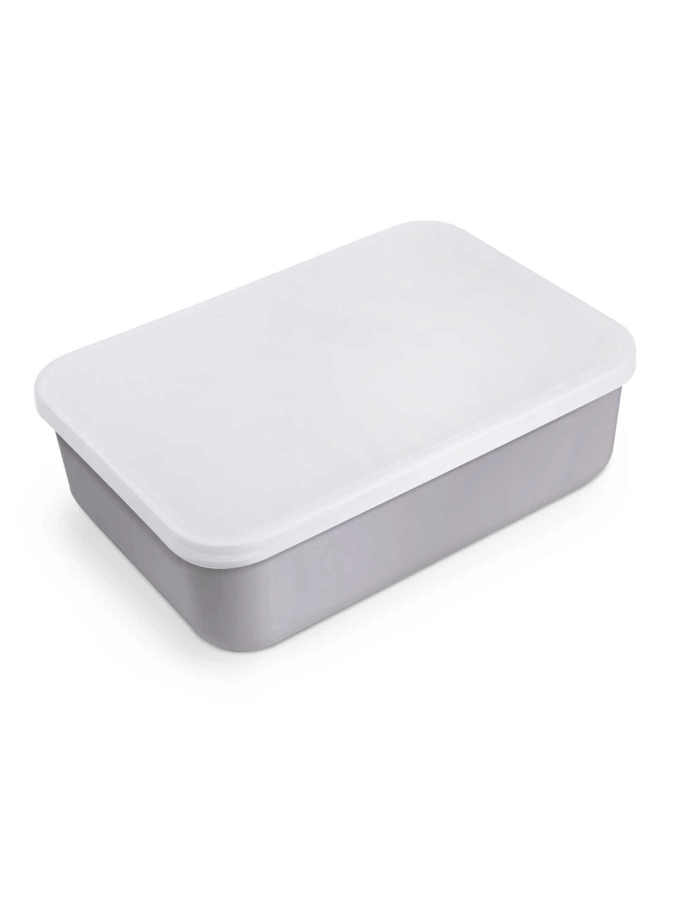 Ящик для хранения с крышкой пластиковый серый MBM HOME модель FH-10/FH-15 GRAY Ящик для хранения с крышкой пластиковый серый MBM HOME модель FH-10/FH-15 GRAY Фото