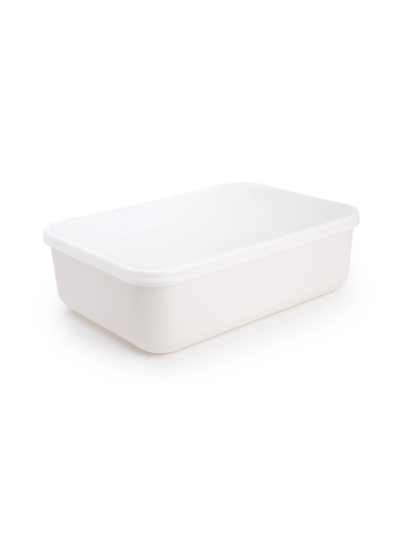 Ящик для хранения с крышкой пластиковый белый MBM HOME модель FH-10/FH-15 WHITE Ящик для хранения с крышкой пластиковый белый MBM HOME модель FH-10/FH-15 WHITE Фото