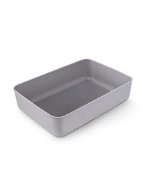 Ящик для хранения с крышкой пластиковый серый MBM HOME модель FH-12/FH-16 GRAY Фото