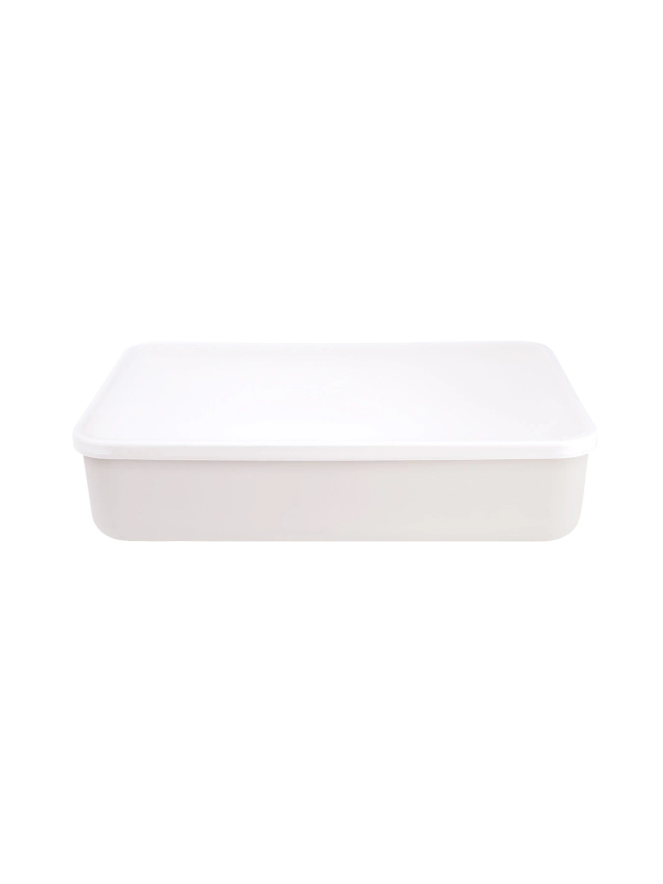 Ящик для хранения с крышкой пластиковый белый MBM HOME модель FH-12/FH-16 WHITE Ящик для хранения с крышкой пластиковый белый MBM HOME модель FH-12/FH-16 WHITE Фото