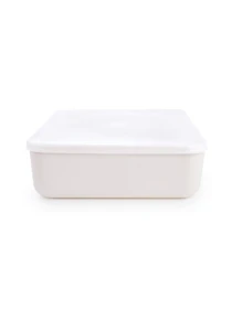 Ящик для хранения с крышкой пластиковый белый MBM HOME модель FH-12/FH-16 WHITE Фото