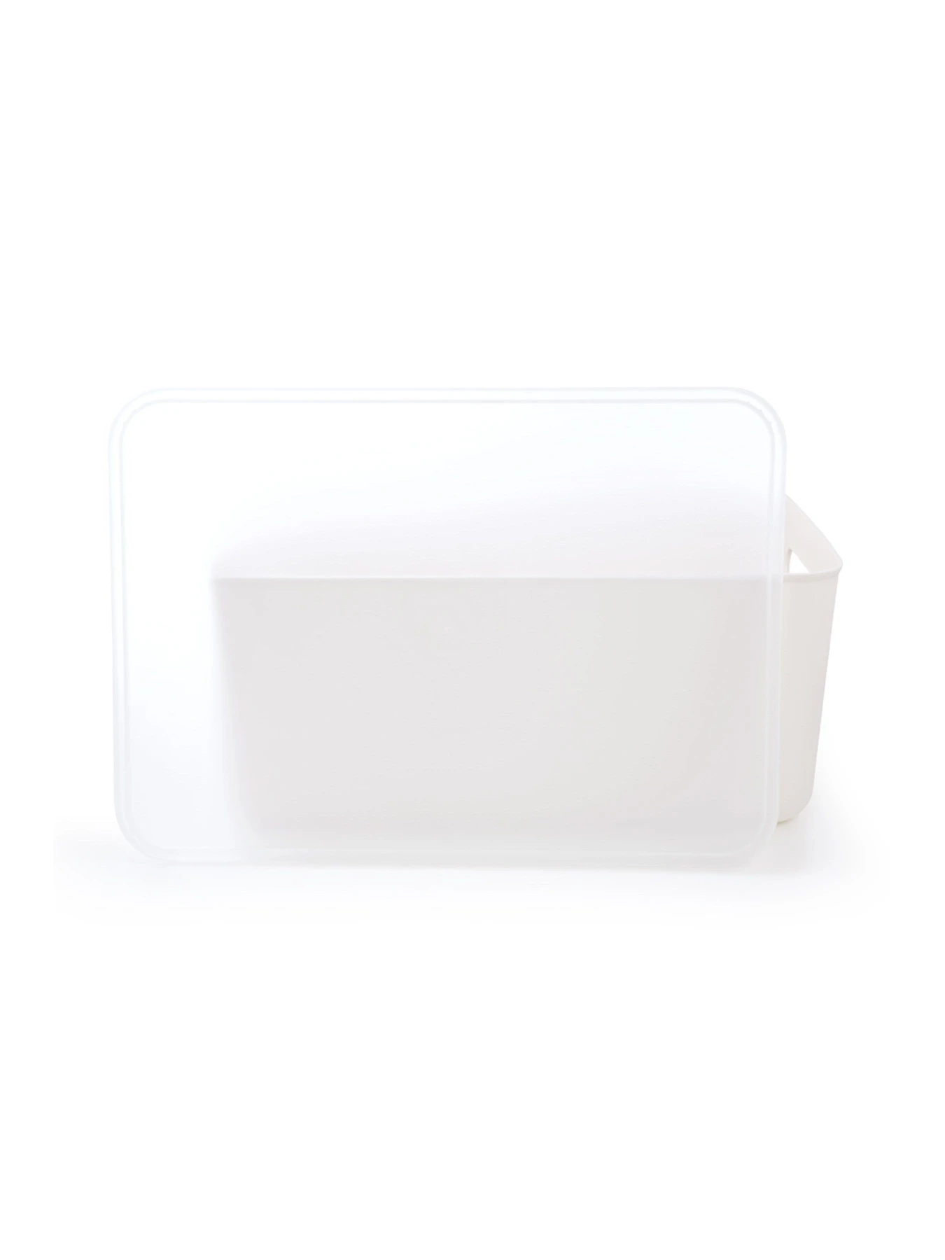 Ящик для хранения с крышкой пластиковый белый MBM HOME модель FH-13/FH-16 WHITE Ящик для хранения с крышкой пластиковый белый MBM HOME модель FH-13/FH-16 WHITE Фото