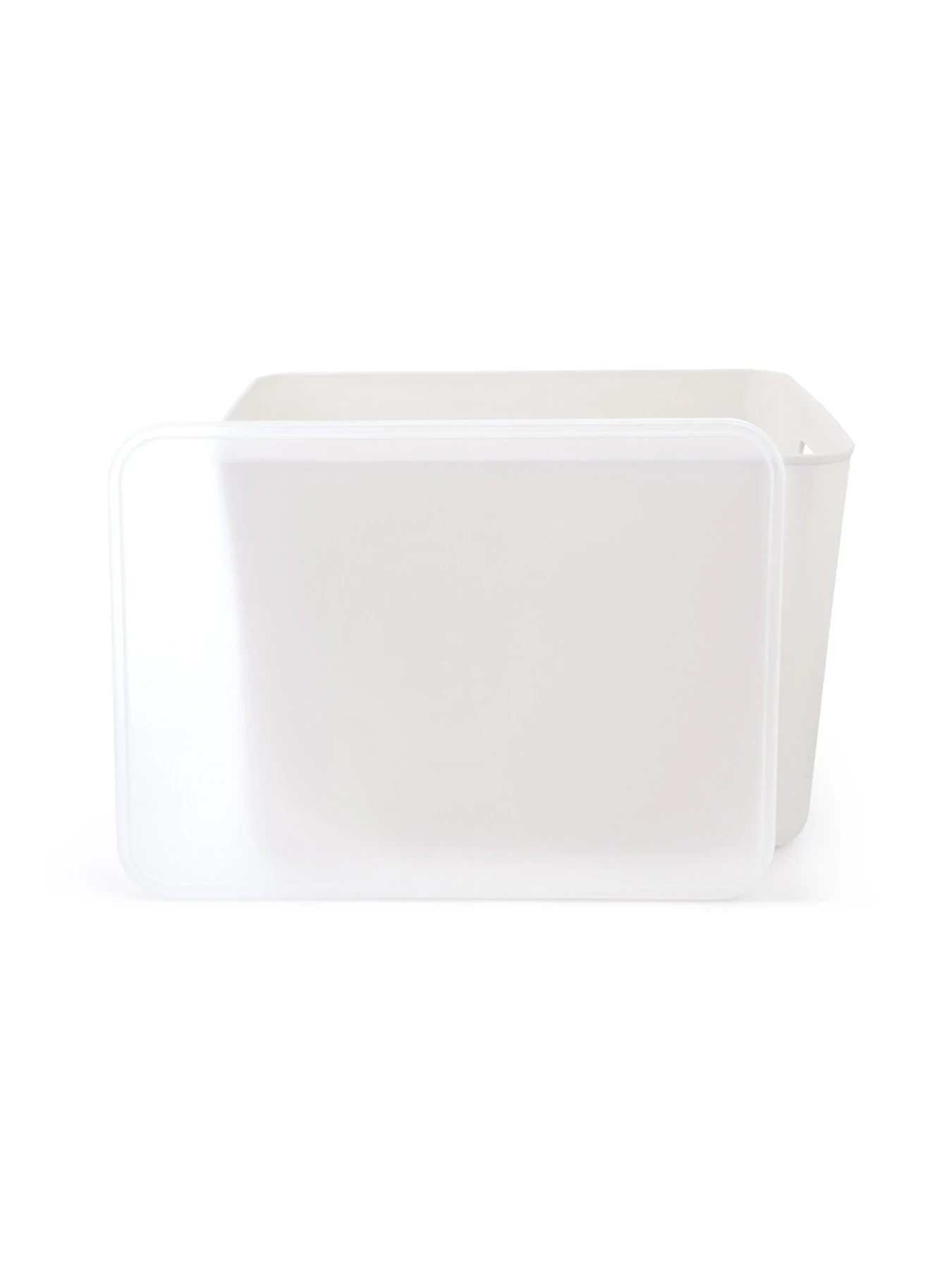 Ящик для хранения с крышкой пластиковый белый MBM HOME модель FH-14/FH-16 WHITE Ящик для хранения с крышкой пластиковый белый MBM HOME модель FH-14/FH-16 WHITE Фото