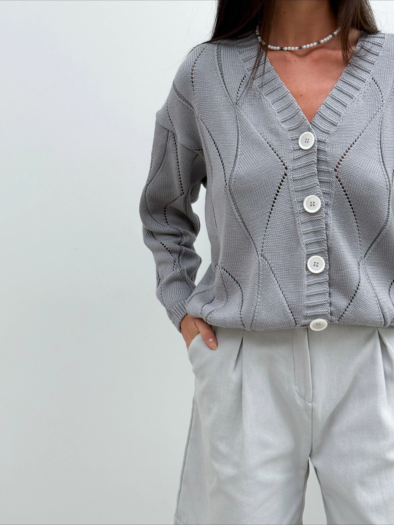 Свитры и кардиганы ART KNIT модель 35652 Фото