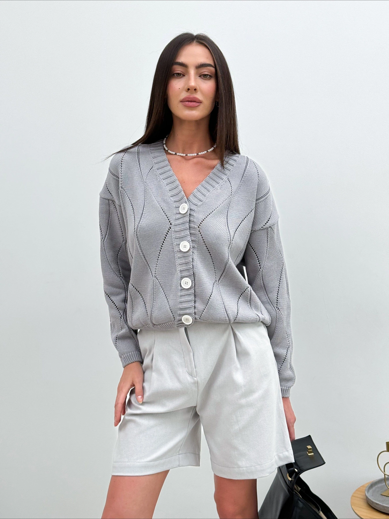 Свитры и кардиганы ART KNIT модель 35652 Фото