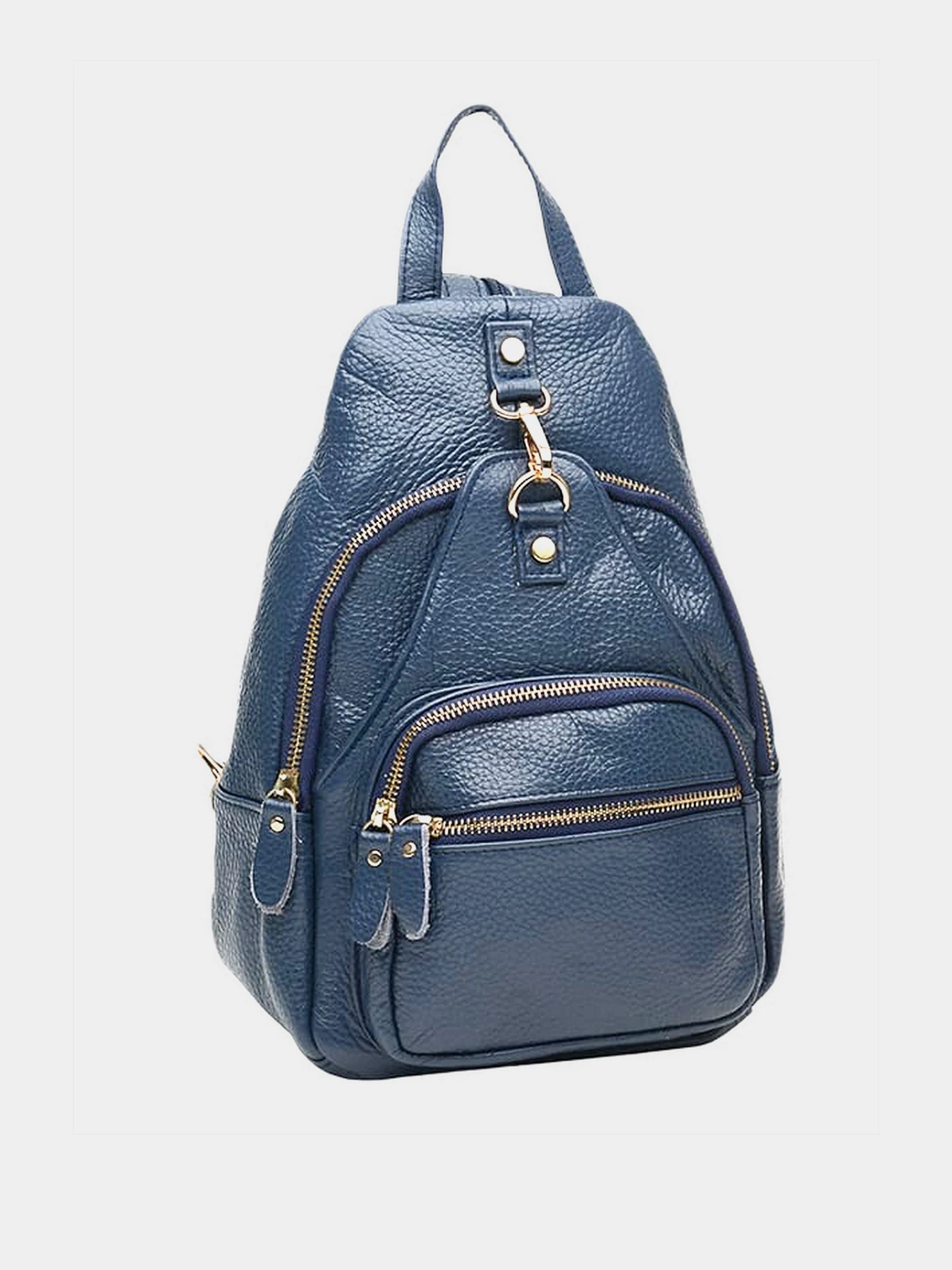 Рюкзаки Borsa Leather модель K1162-blue Рюкзаки Borsa Leather модель K1162-blue Фото