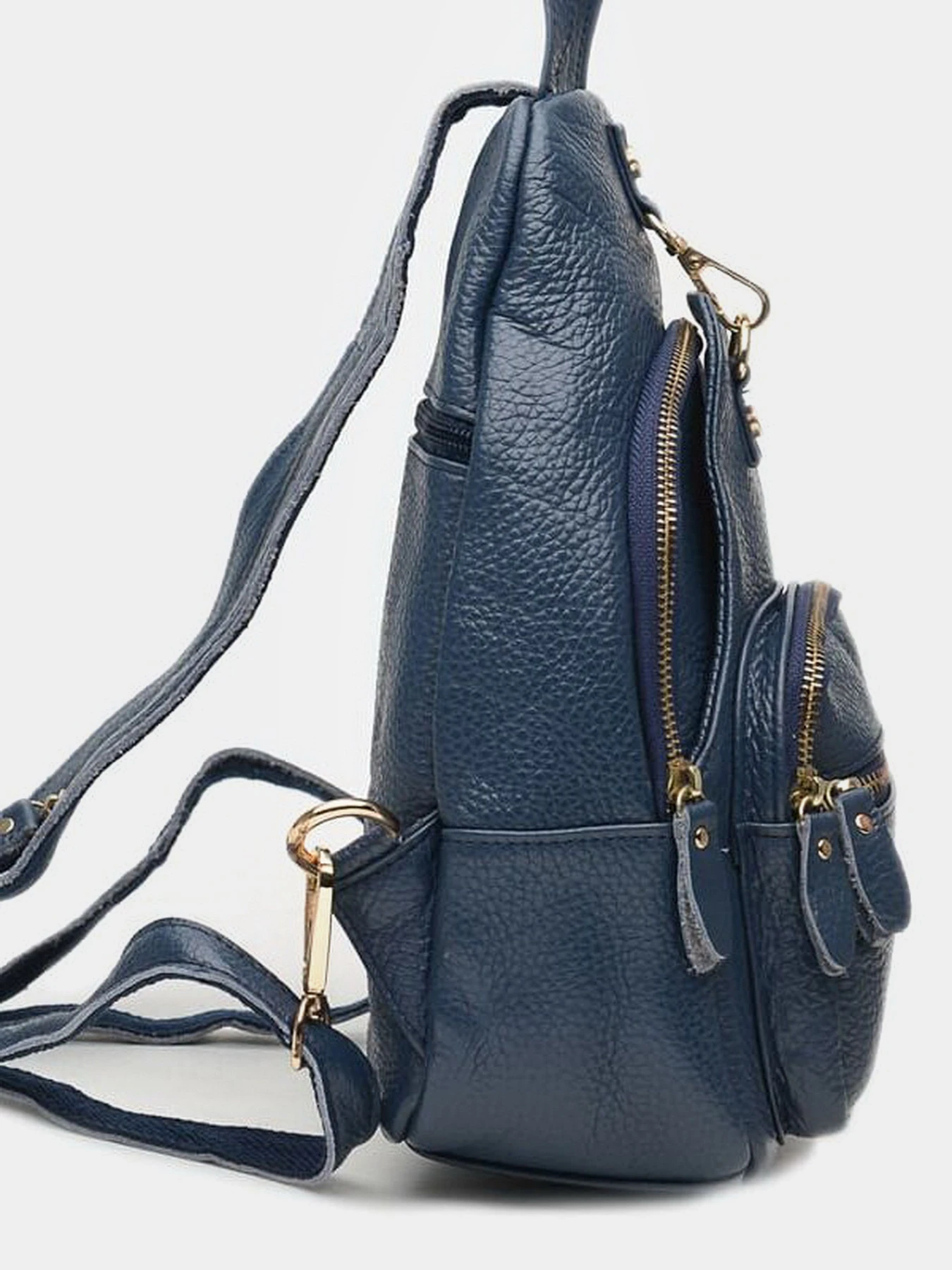 Рюкзаки Borsa Leather модель K1162-blue Рюкзаки Borsa Leather модель K1162-blue Фото