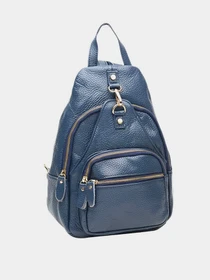 Рюкзаки Borsa Leather модель K1162-blue Фото